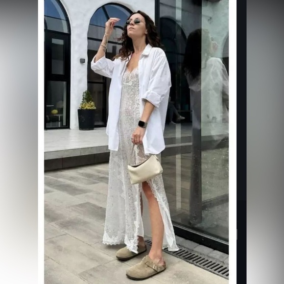 ZARA SEQUIN SLIP DRESS - Picture 4 of 15